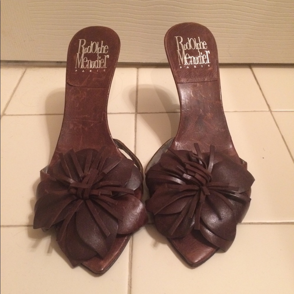 Rodolphe Menudier Paris Heeled Sandal (Size 38 EU)